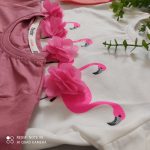 تیشرت شلوار دخترانه فلامینگو کد 420