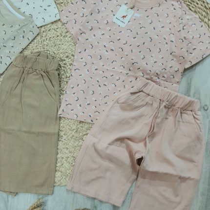 تیشرت شلوارک دخترانه کد 449