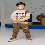بلوز شلوار پسرانه طرح کتونی کد 327